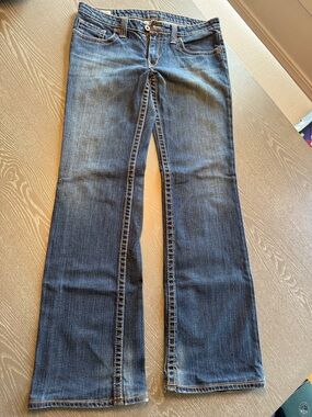 Big Star Women's Dark Blue Flare Jeans